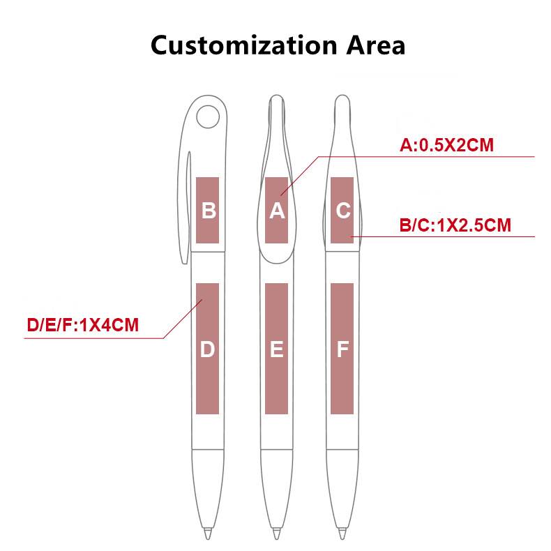 Cute Rabbit Plastic Pen - Customization Area