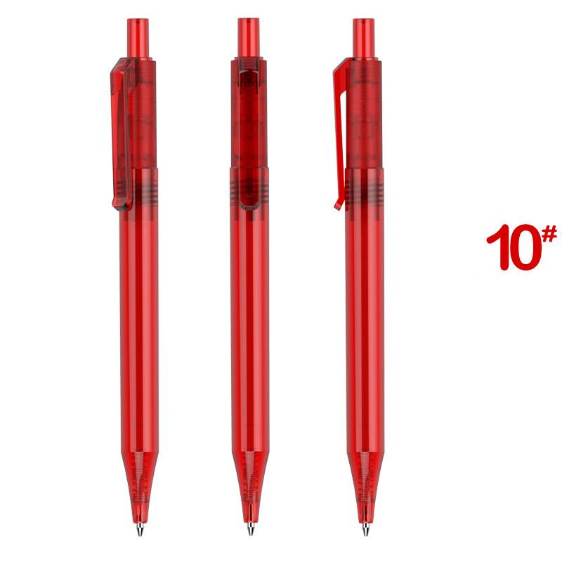 Marketing Master Rainbow Pen - Transparent Red Barrel
