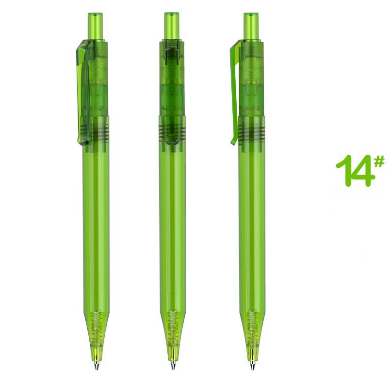 Marketing Master Rainbow Pen - Transparent Green Barrel