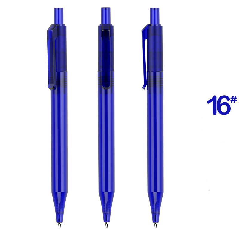 Marketing Master Rainbow Pen - Transparent Dark Blue Barrel