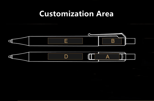 Marketing Master Rainbow Pen - Customization Area