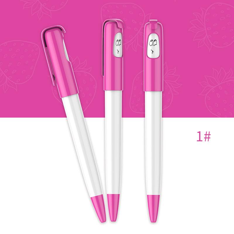 Funny Face Ballpoint Pen - Pink