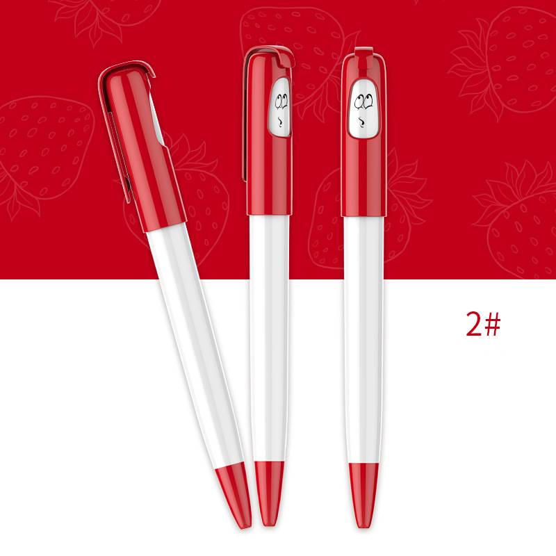 Funny Face Ballpoint Pen - Red