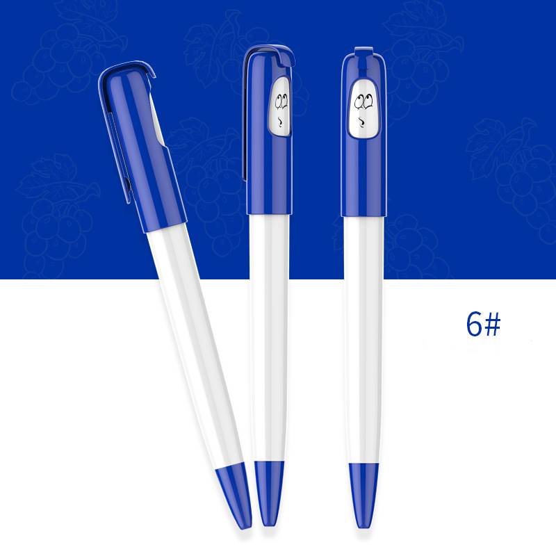 Funny Face Ballpoint Pen - Blue