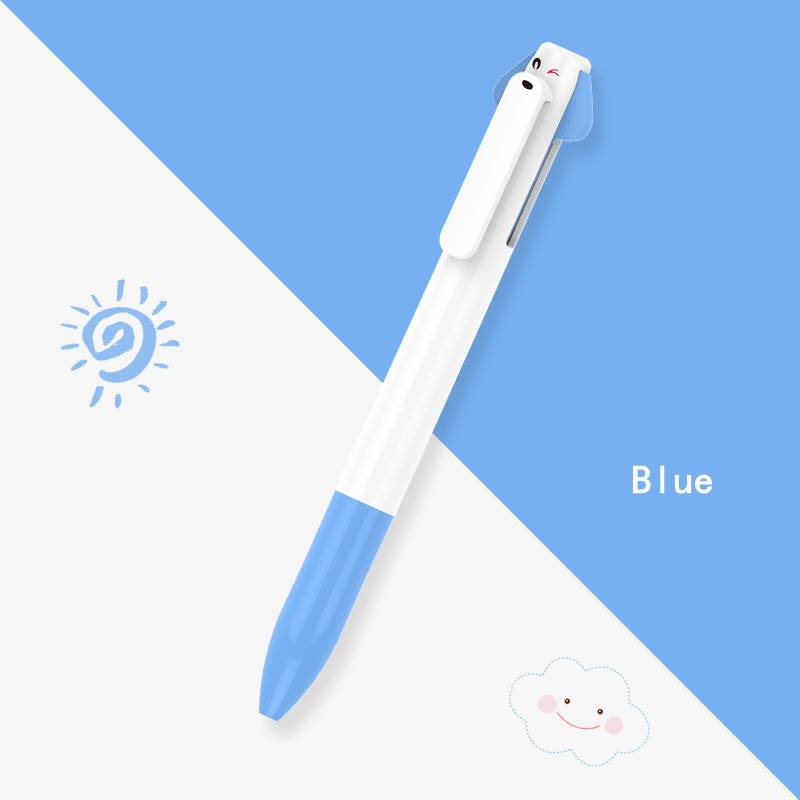 Doggy Dual-color Ballpoint Pen - Blue