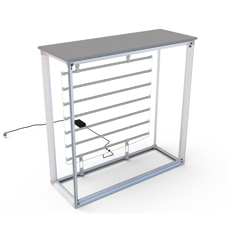 Portable Square SEG Backlit Counter - Frame