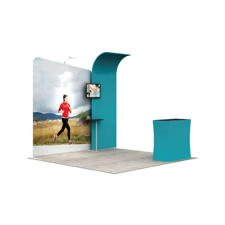 10ft Booth Kit Angular Curved Panels