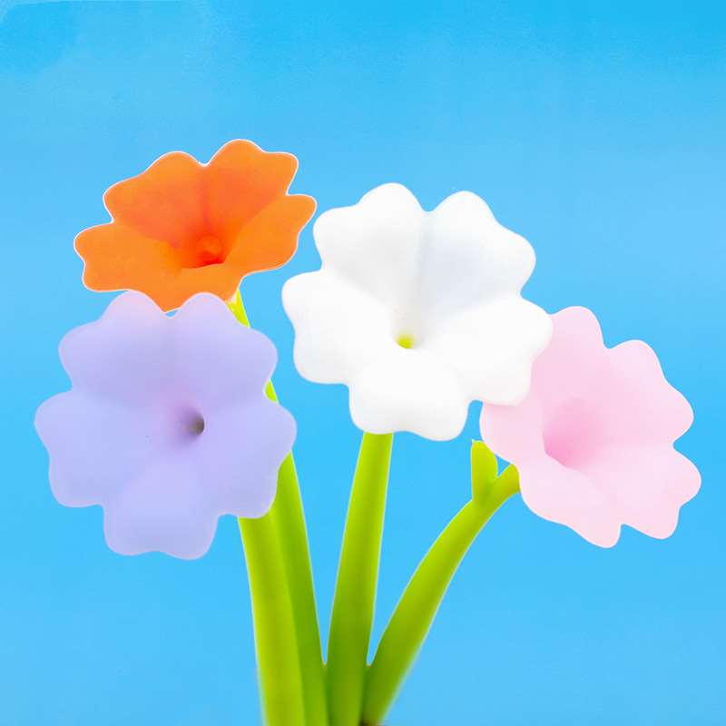 Flower Series Gel Pen - Morning Glory Cartoon Head