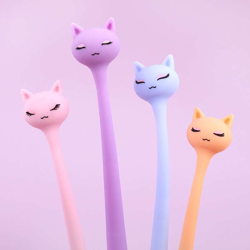 Charming Cat Cartoon Gel Pen