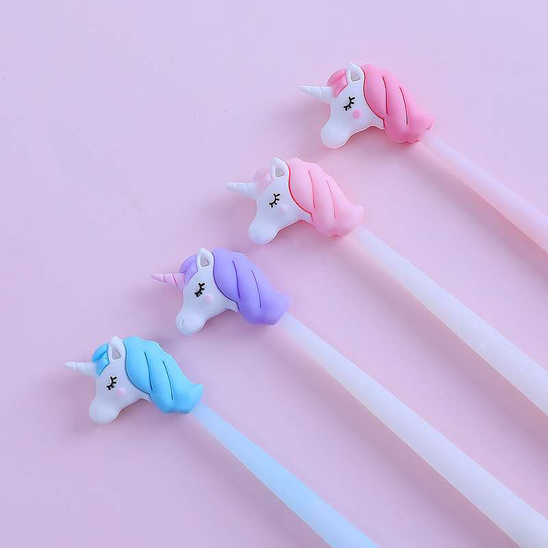 Dreamy Unicorn Gel Pen - Cartoon Head