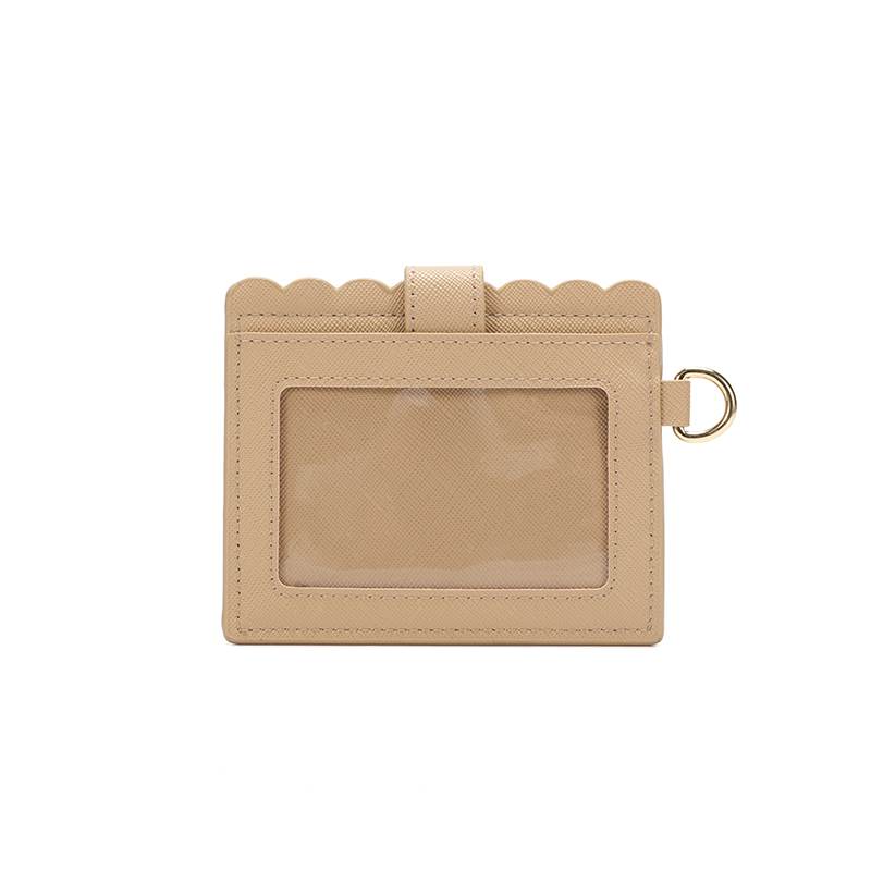 Minimalist Style PU Leather Card Holder - Back View