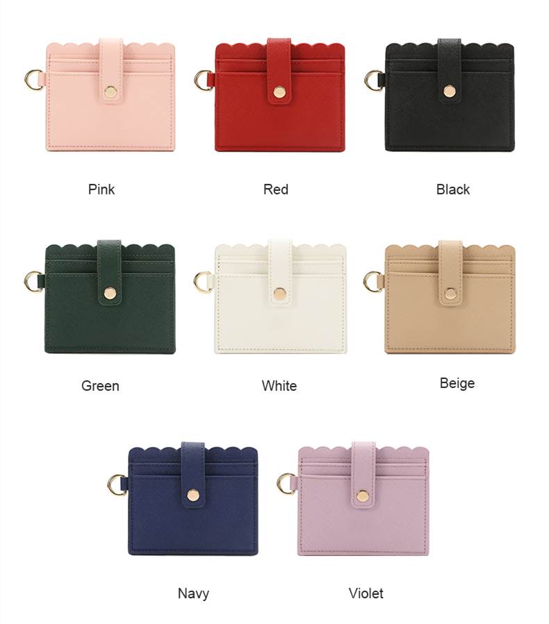 Minimalist Style PU Leather Card Holder - Various Colors