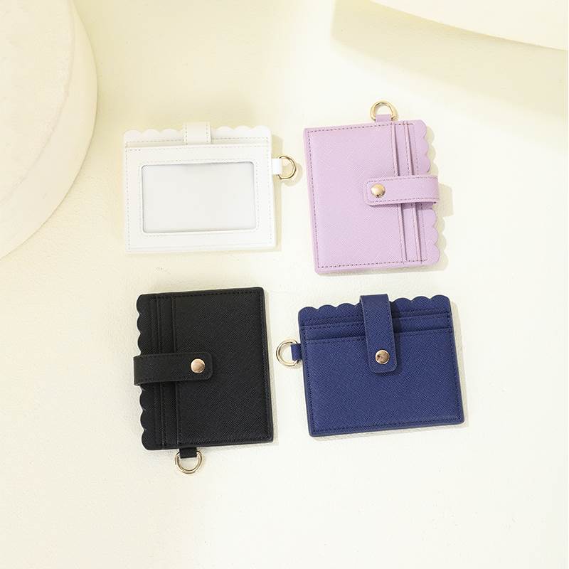 Minimalist Style PU Leather Card Holder