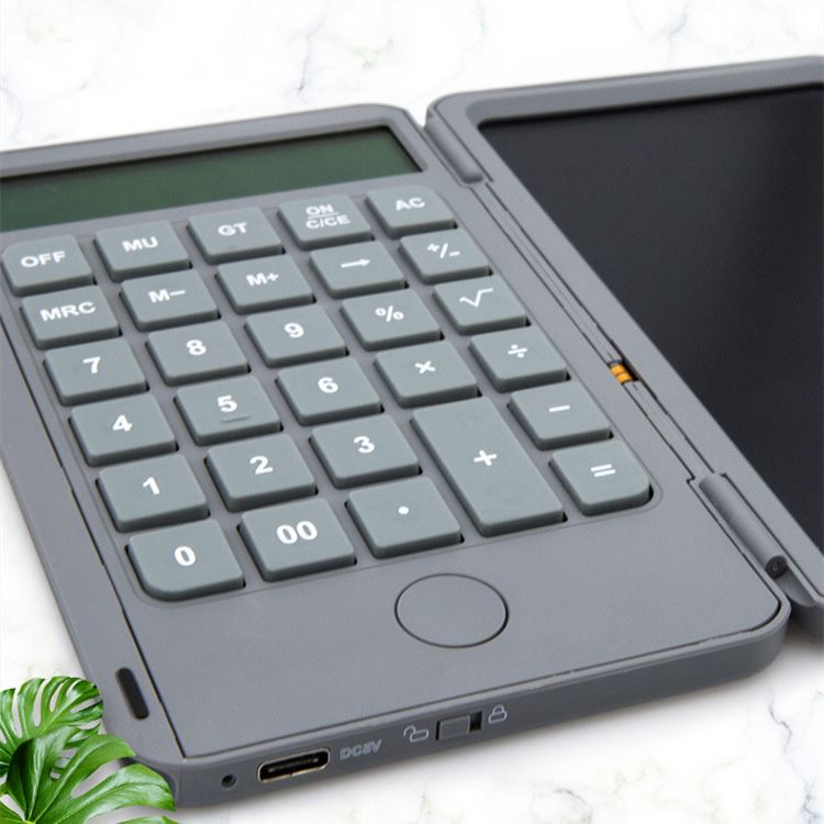 Portable School Office Calculator - Gray