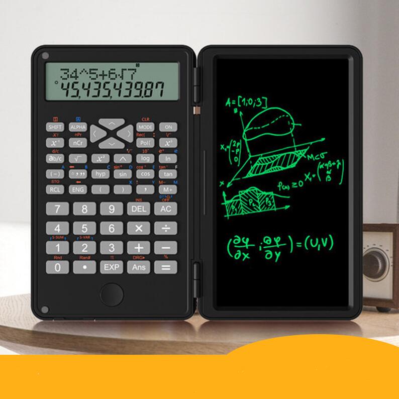 6-inch Function Colorful Calculator - Black