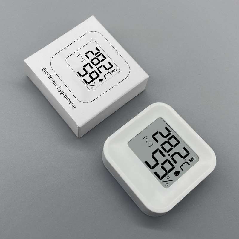 Mini Fresh Color Digital Hygrometer - White