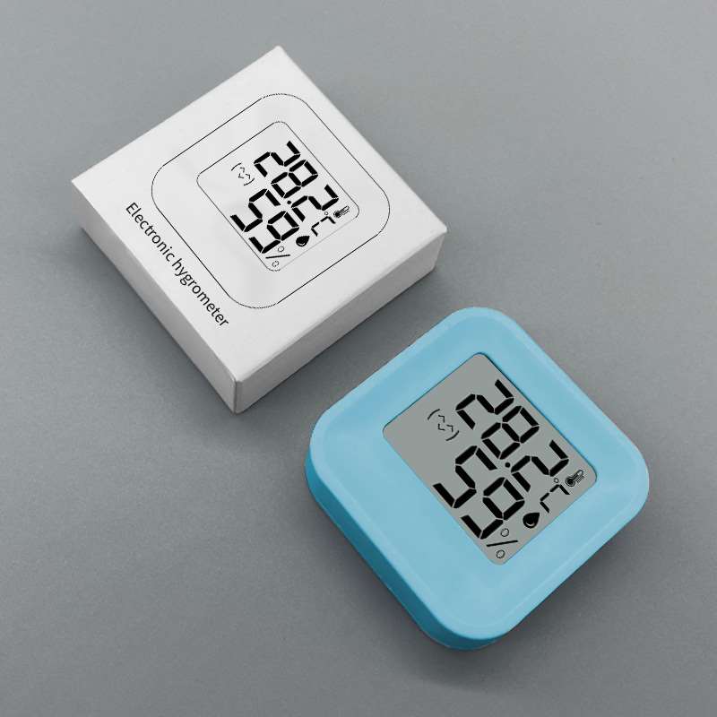 Mini Fresh Color Digital Hygrometer - Blue