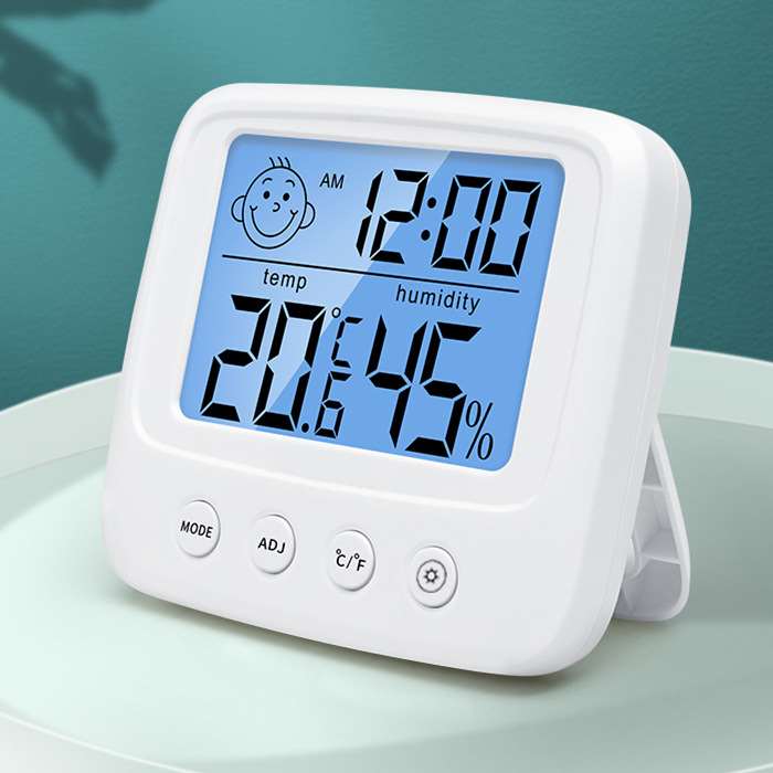 Multifunctional Electronic Hygrometer with Retractable Stand
