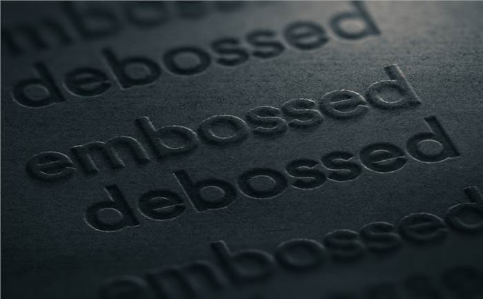 Debossing/Embossing