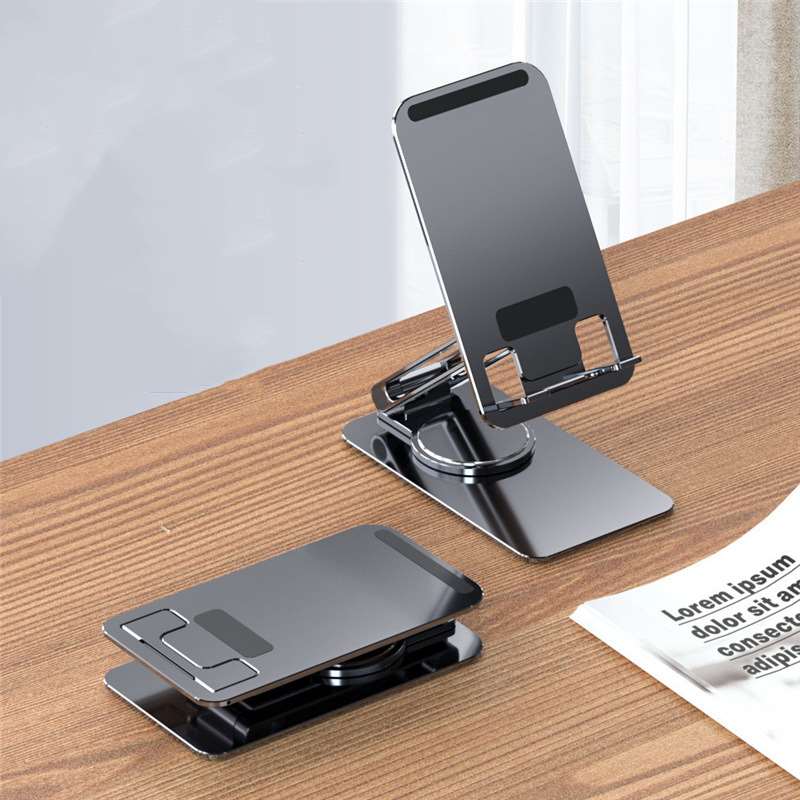Desktop Modern Swivel Folding Phone Holder - Gray