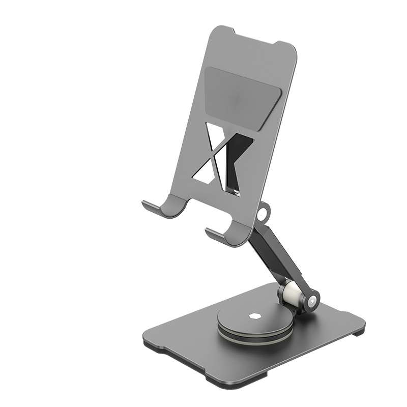 Practical Swivel Folding Phone Holder Desktop - Gray