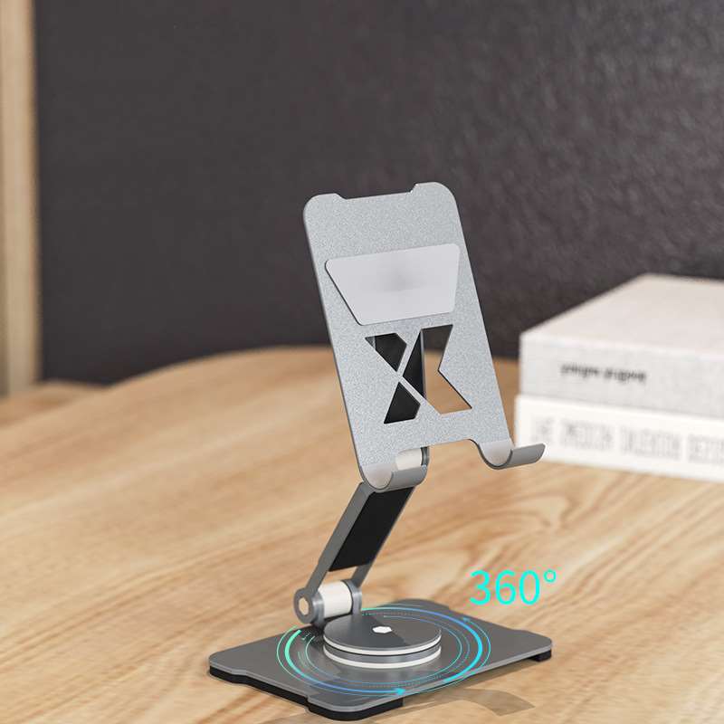 Practical Swivel Folding Phone Holder Desktop - Rotatable Base