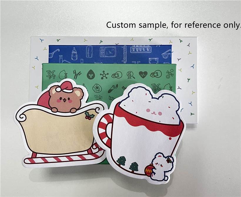 Die Cut Sticky Notes - Sample 1