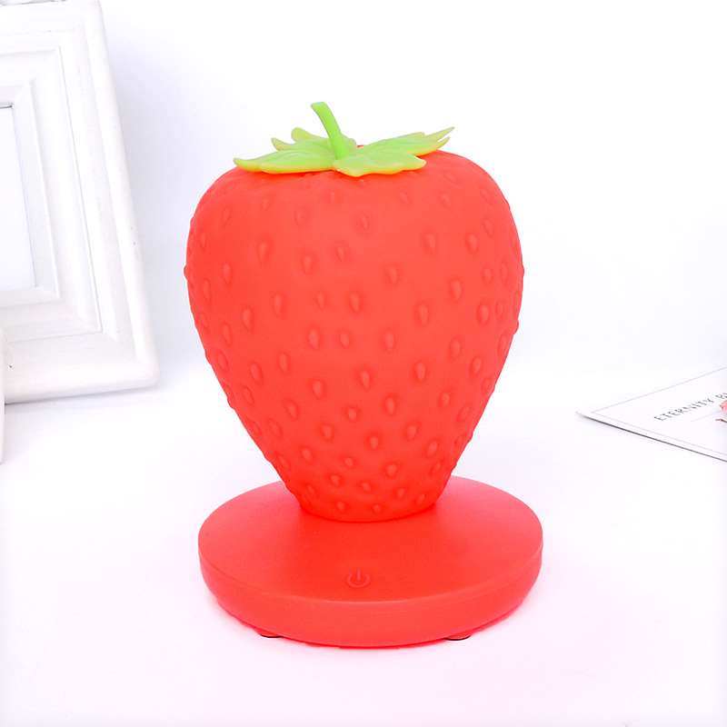 Strawberry LED Night Light - Red