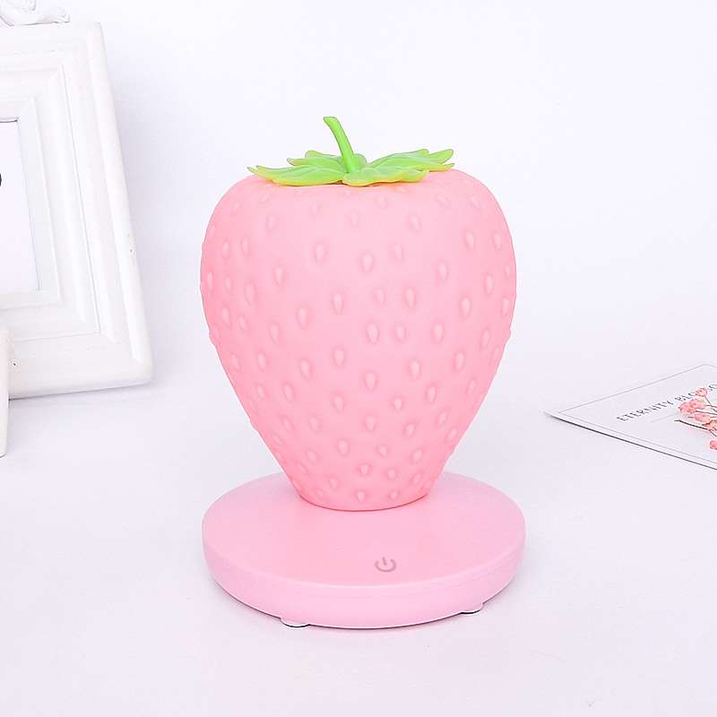 Strawberry LED Night Light - Pink