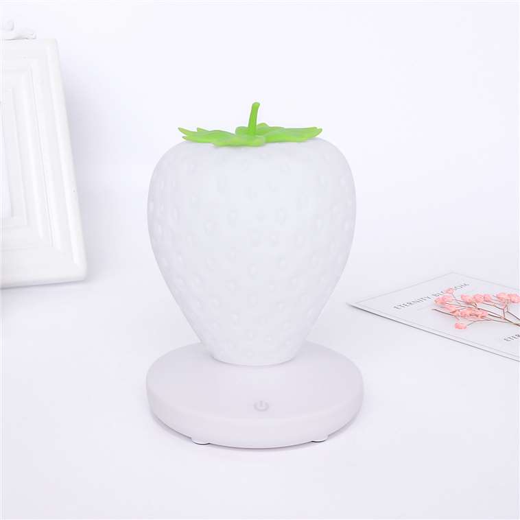 Strawberry LED Night Light - White