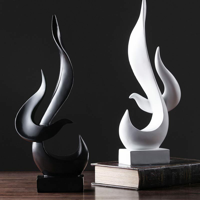 Burning Torch Resin Statue - Designs