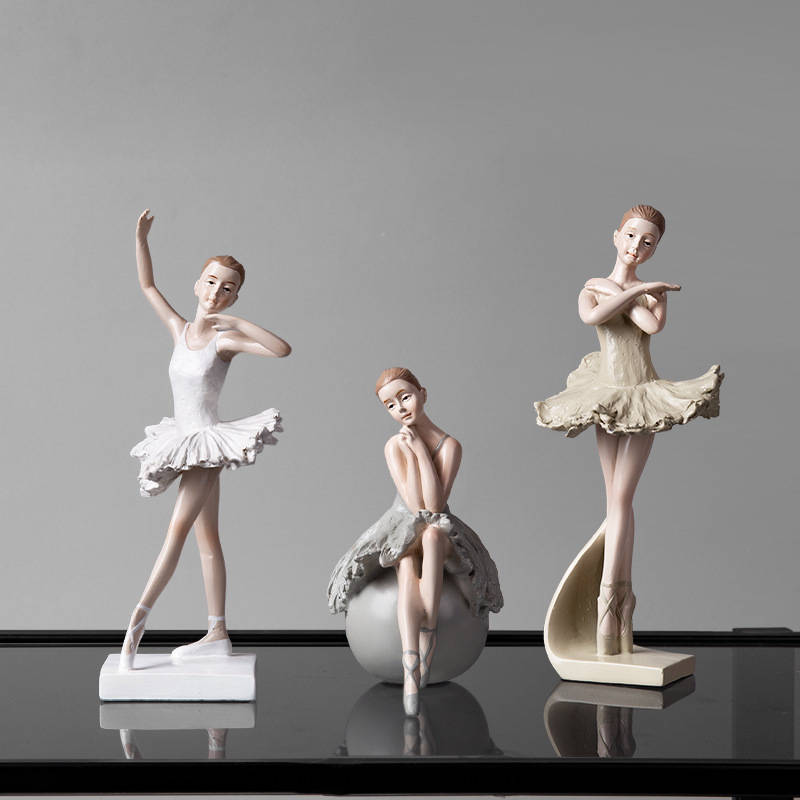 Dancing Ballet Girl Resin Ornament - Resin Ornaments