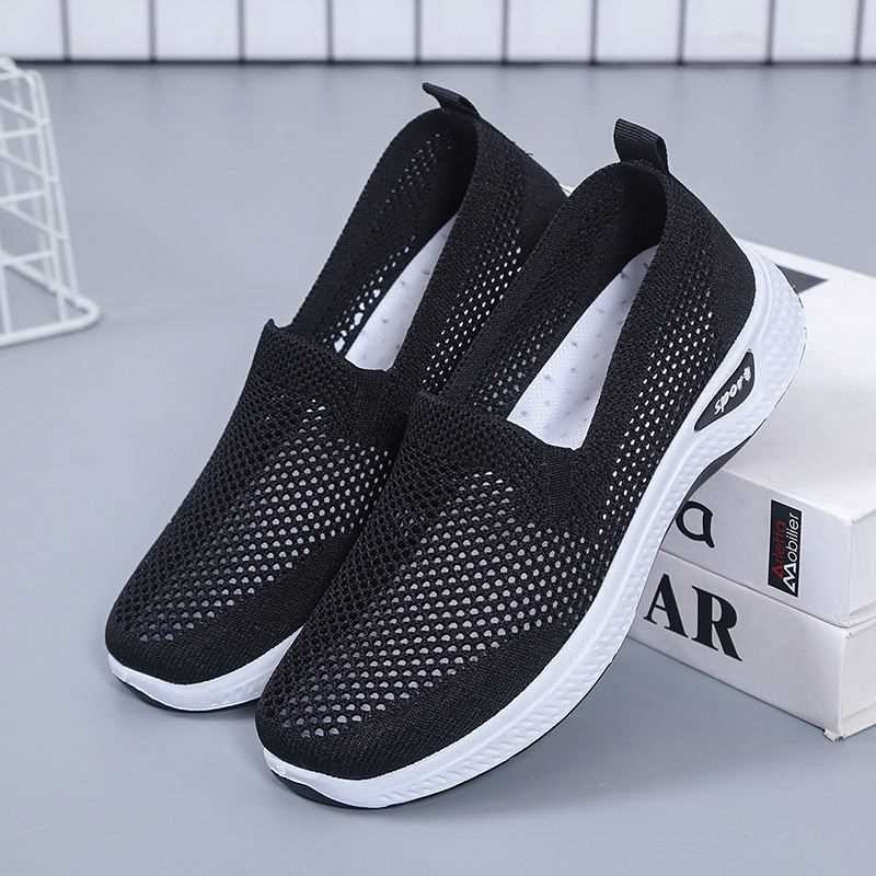 Summer Breathable Mesh Slip-on Shoes