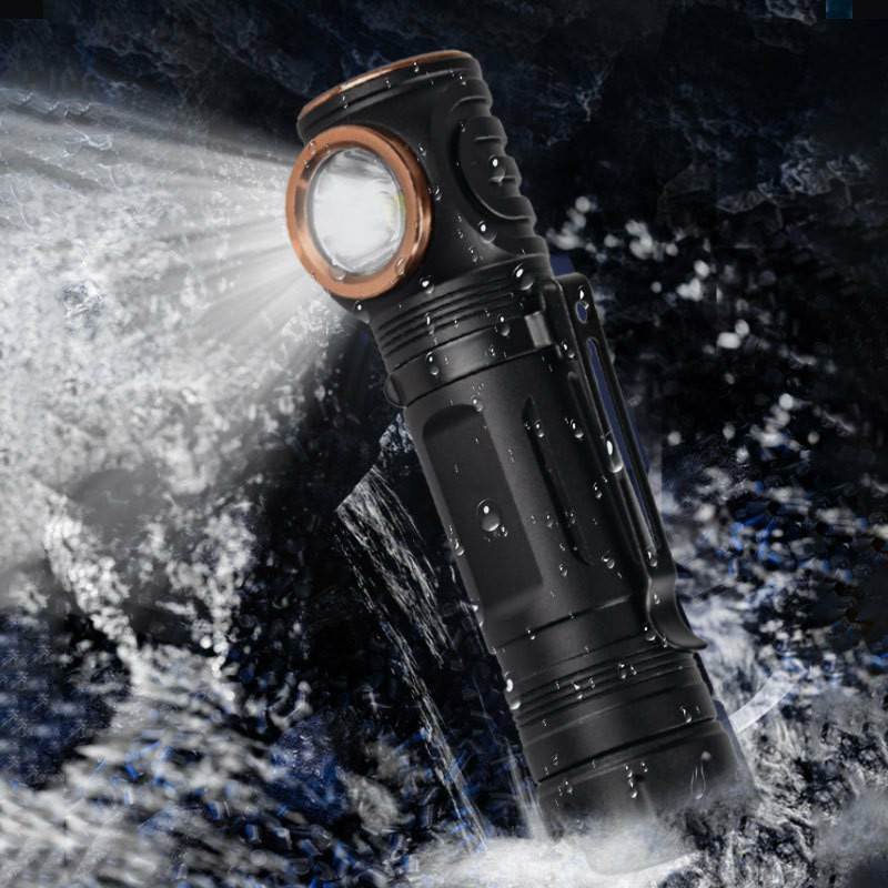 Head Mounted Multifunctional Flashlight