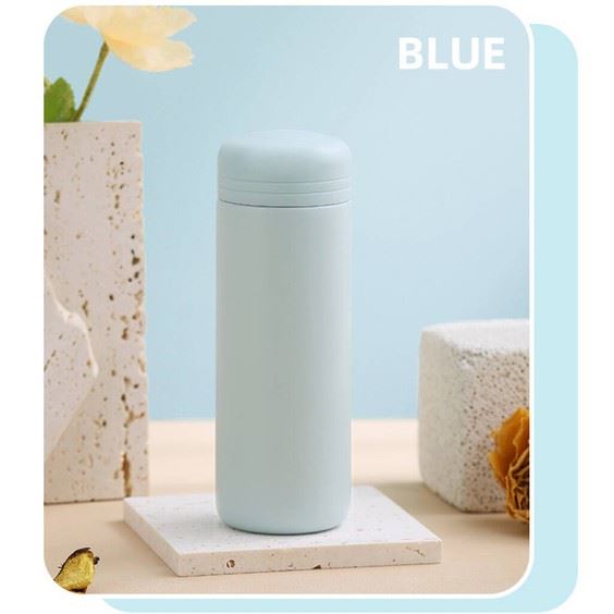 Baby Blue Stainless Steel Thermal Water Bottle