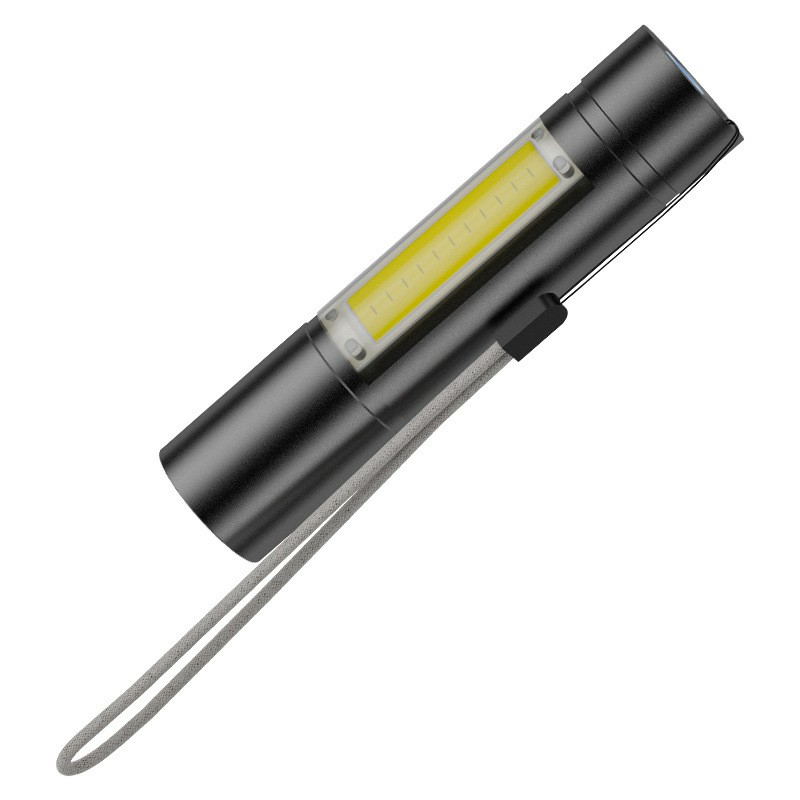 Outdoor Mini Flashlight with COB Sidelight