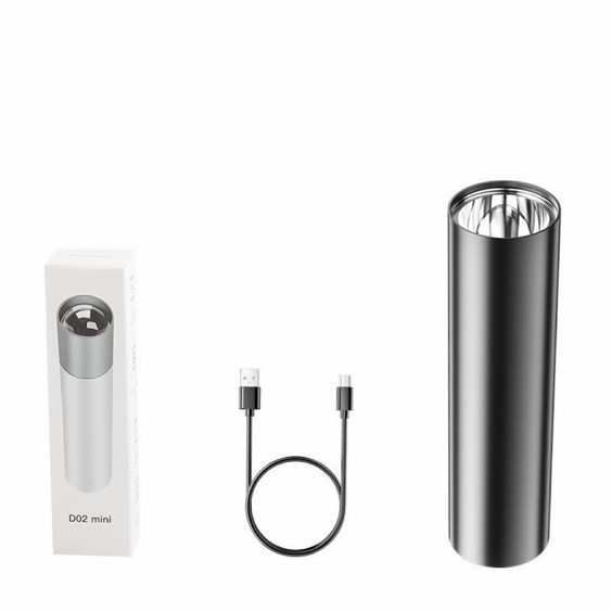 Minimalist LED Mini Flashlight - Black