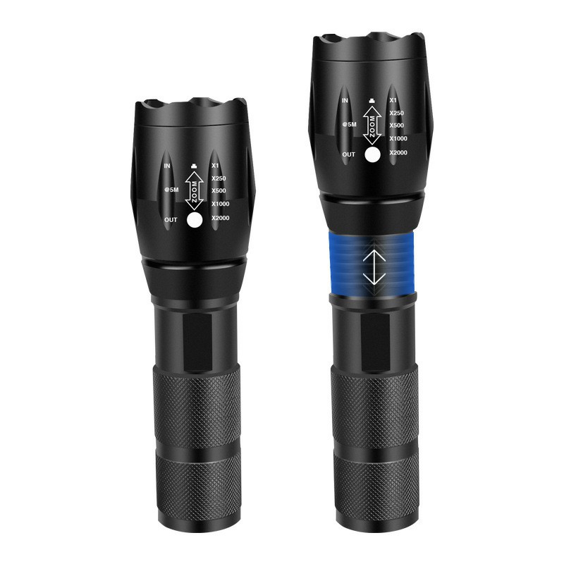 Stretchable Zoom T6 LED Mini Flashlight
