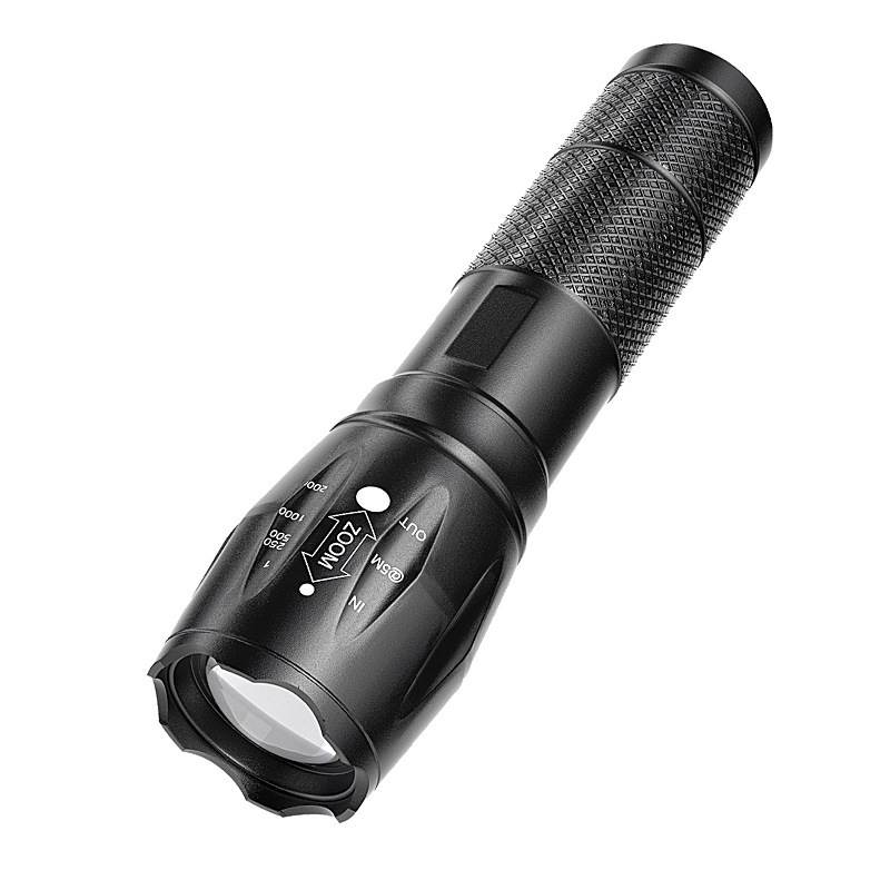Stretchable Zoom T6 LED Mini Flashlight - Detail