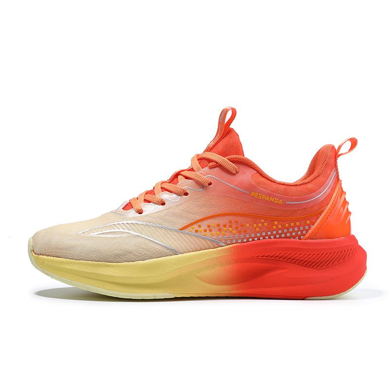 Shock-absorbing Lightweight Mesh Running Shoes - Orange
