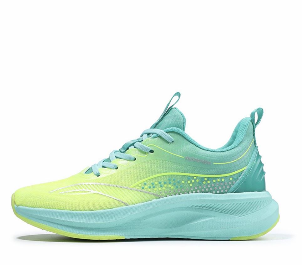 Shock-absorbing Lightweight Mesh Running Shoes - Green
