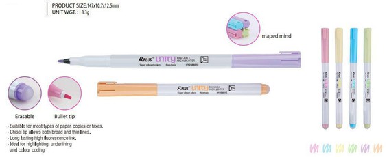 Erasable Fresh Colored Highlighter