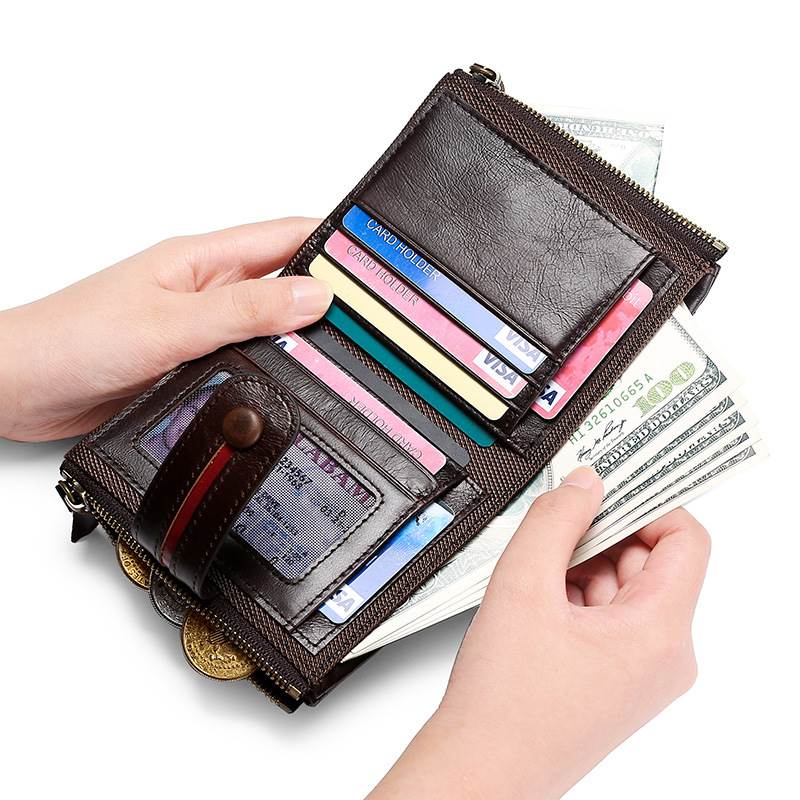 Multifunctional Soft Leather Wallet - Internal Display