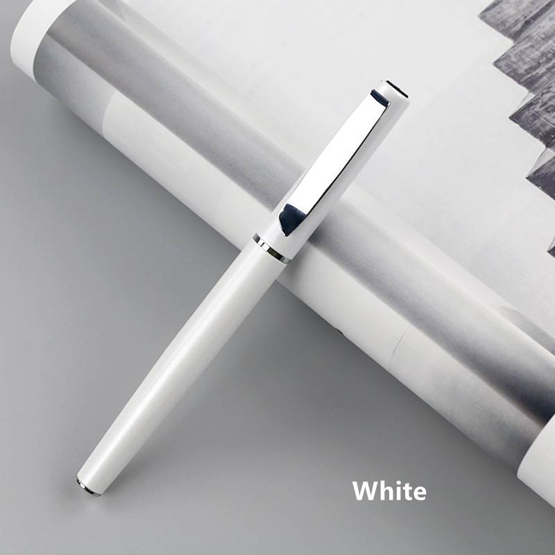 Classic Business Metal Rollerball Pen - White