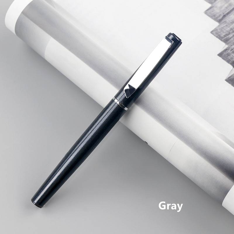 Classic Business Metal Rollerball Pen - Gray