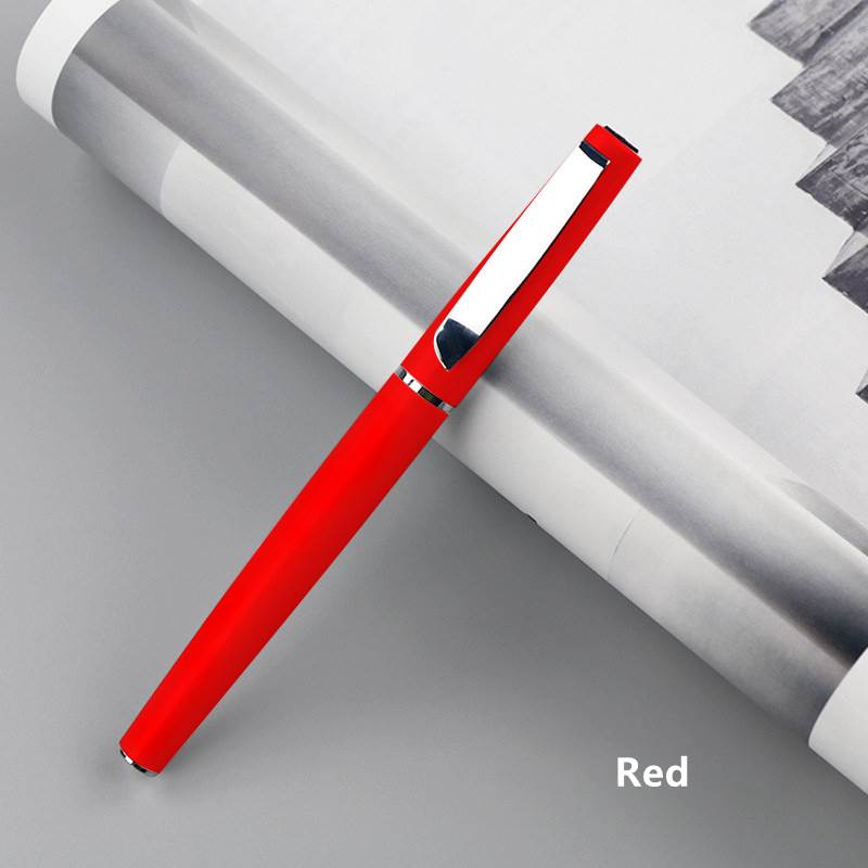 Classic Business Metal Rollerball Pen - Red
