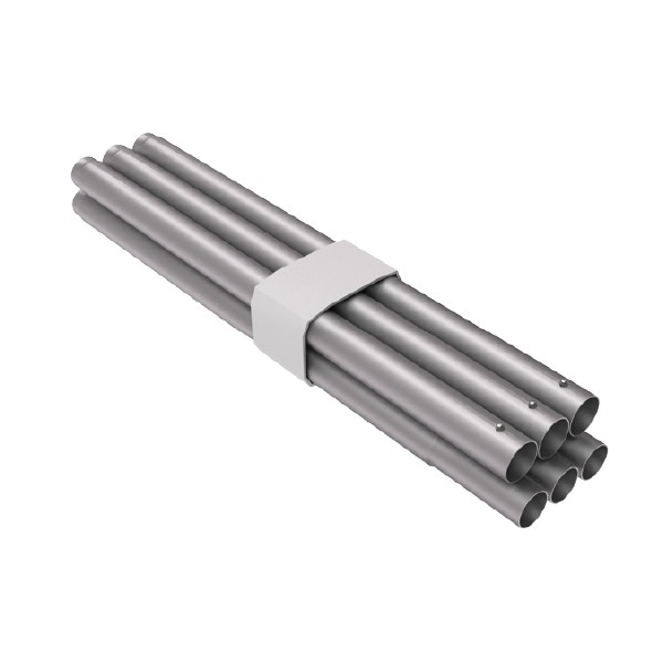 Oval Top Ez Tube Counter - Aluminum Poles