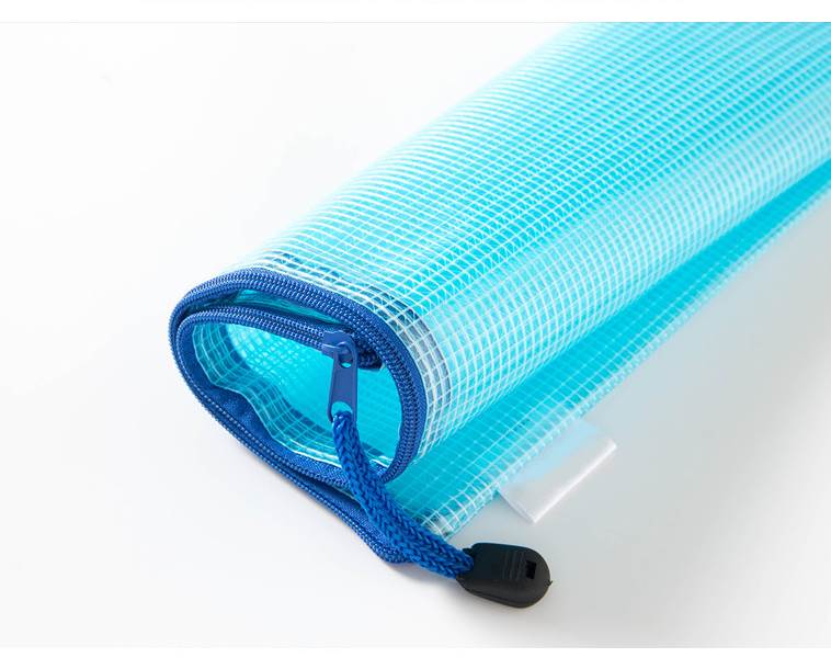 Mesh Zipper File Pouch - Flexible