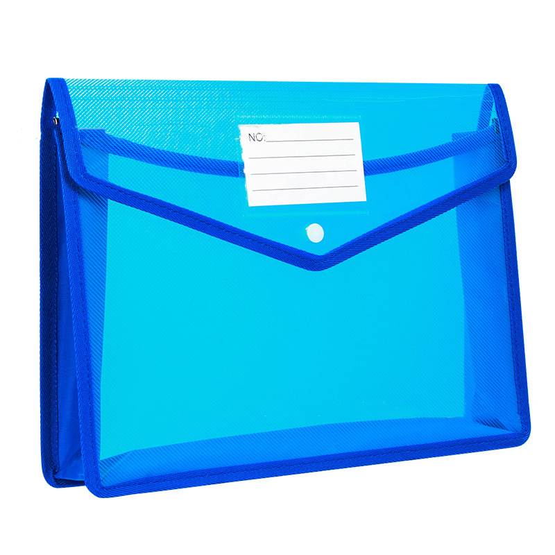 Expandable Snap File Folder - Blue