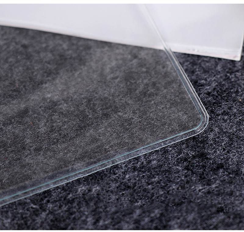 Transparent PVC Zipper Bag - Edge View